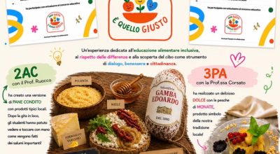 Le classi 2AC e 3PA premiate per il progetto “Ogni gusto è quello giusto”